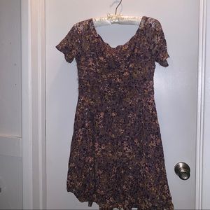 Over the shoulder dress